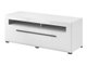 Meuble TV Ophsalu 104 (Blanc + Blanc brillant)
