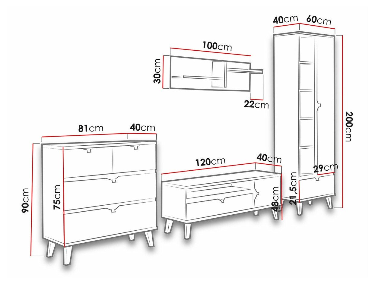 Ensemble de salon Etrmoru 144