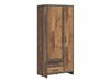 Armoire Belsera 110 (Marron + Matera gris)