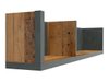 Étagère murale Belsera 109 (Marron + Matera gris)