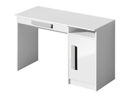 Bureau Merevari 100 (Blanc + Blanc brillant + Gris)