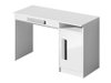 Bureau Merevari 100 (Blanc + Blanc brillant + Gris)