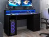 Bureau de gaming York 100 (Noir mat)