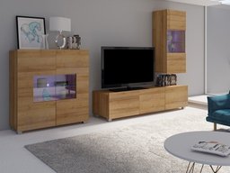 Ensemble de salon Tivdalu 111 (Chêne doré)