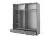 Armoire Fresno 104 (Gris)