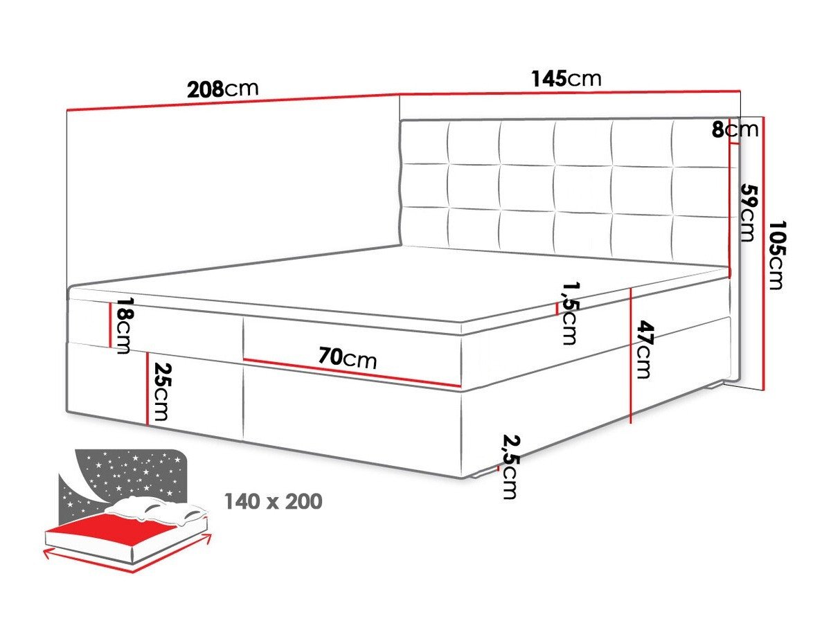 Lit continental Memphis 115 (Rico 13)