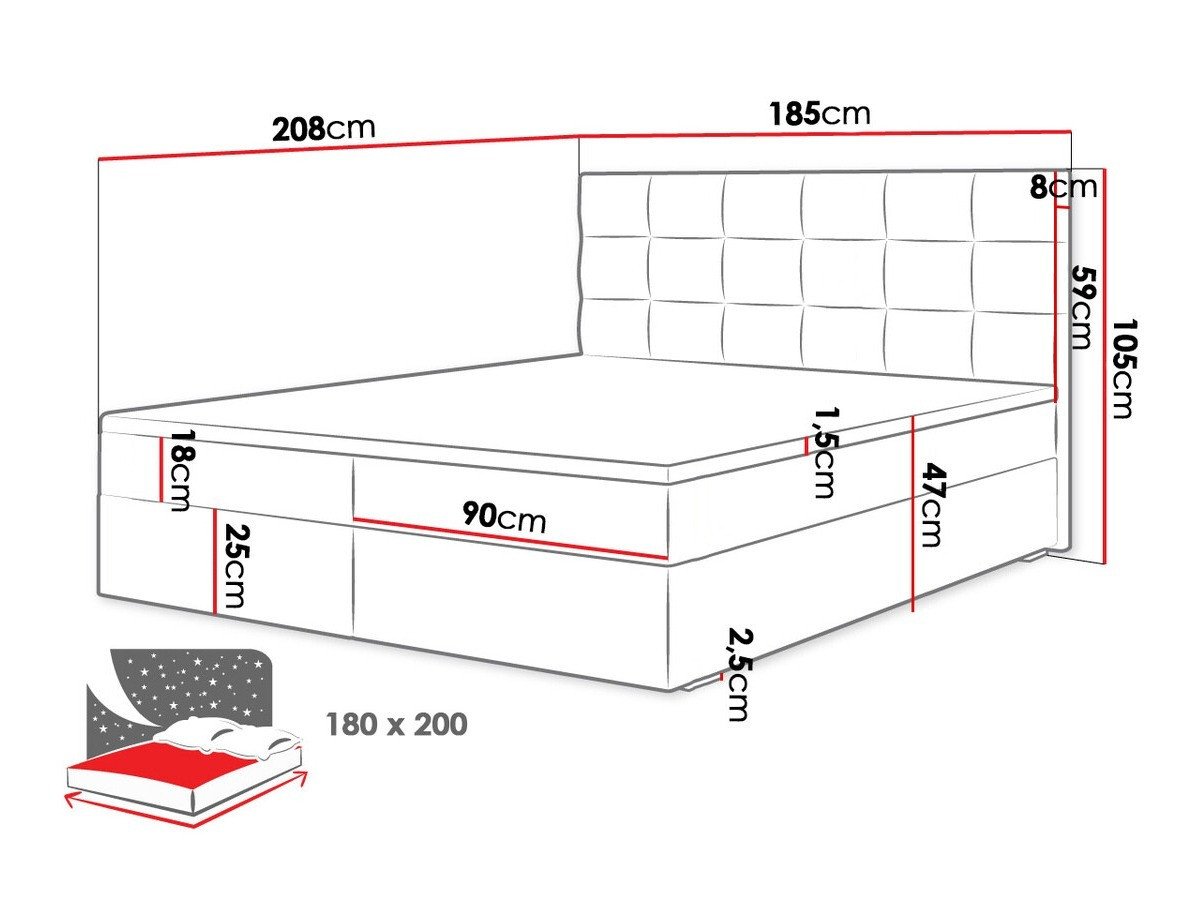 Lit continental Memphis 115 (Rico 23)