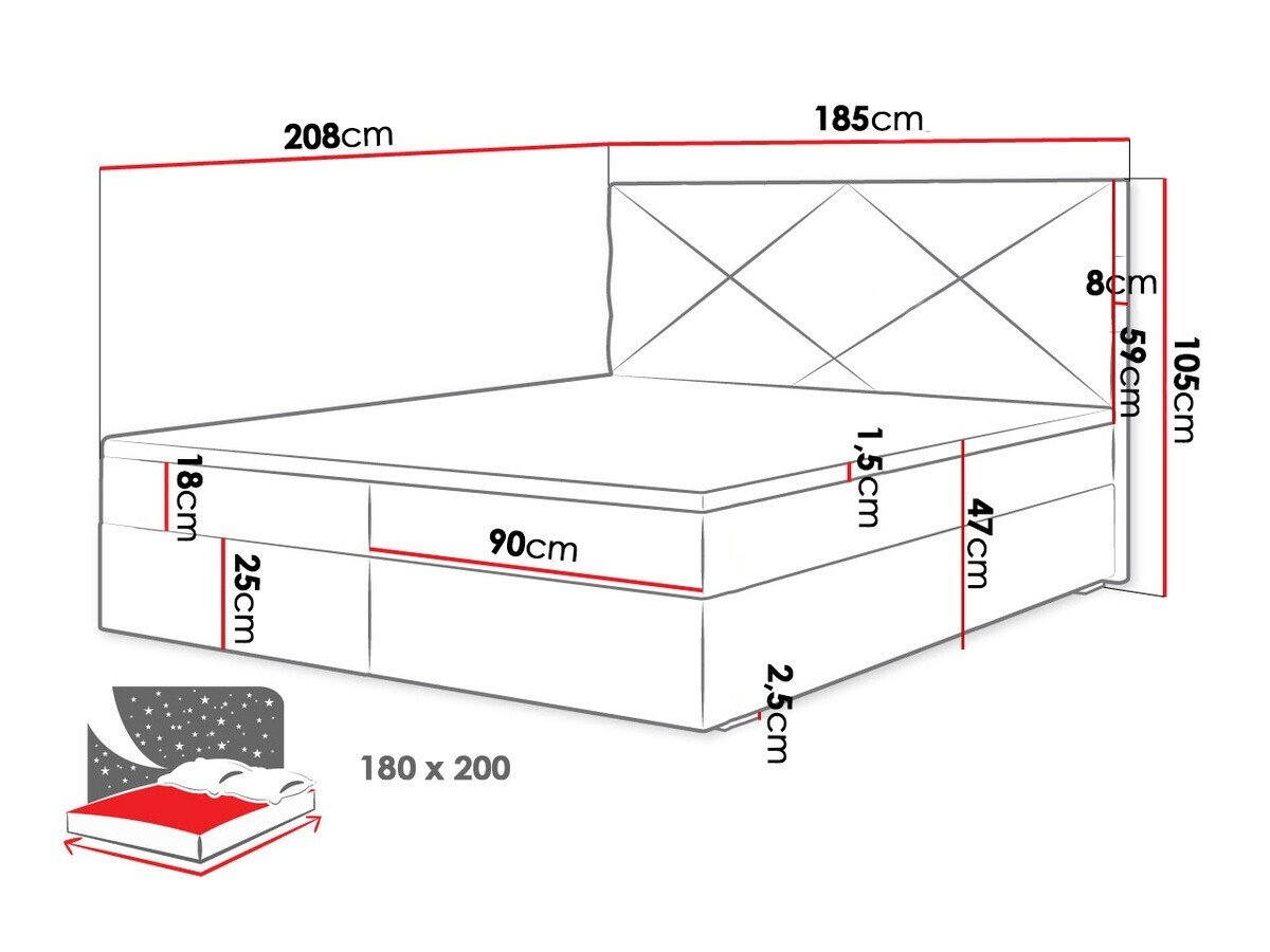 Lit continental Memphis 117 (Rico 18)