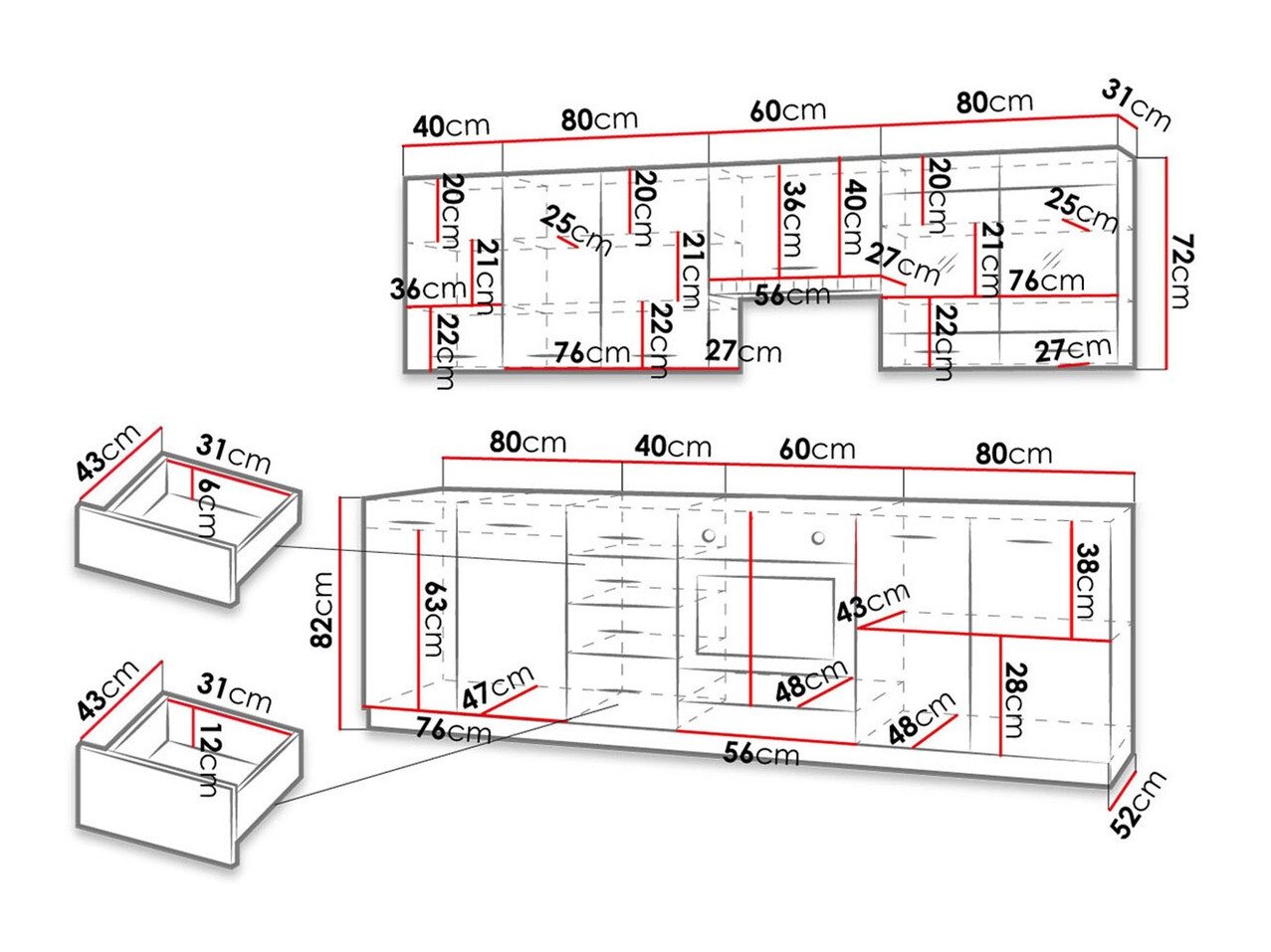 Cuisine complète Tucson 167