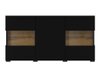 Buffet Revmiru 102 (Noir + Chêne wotan)