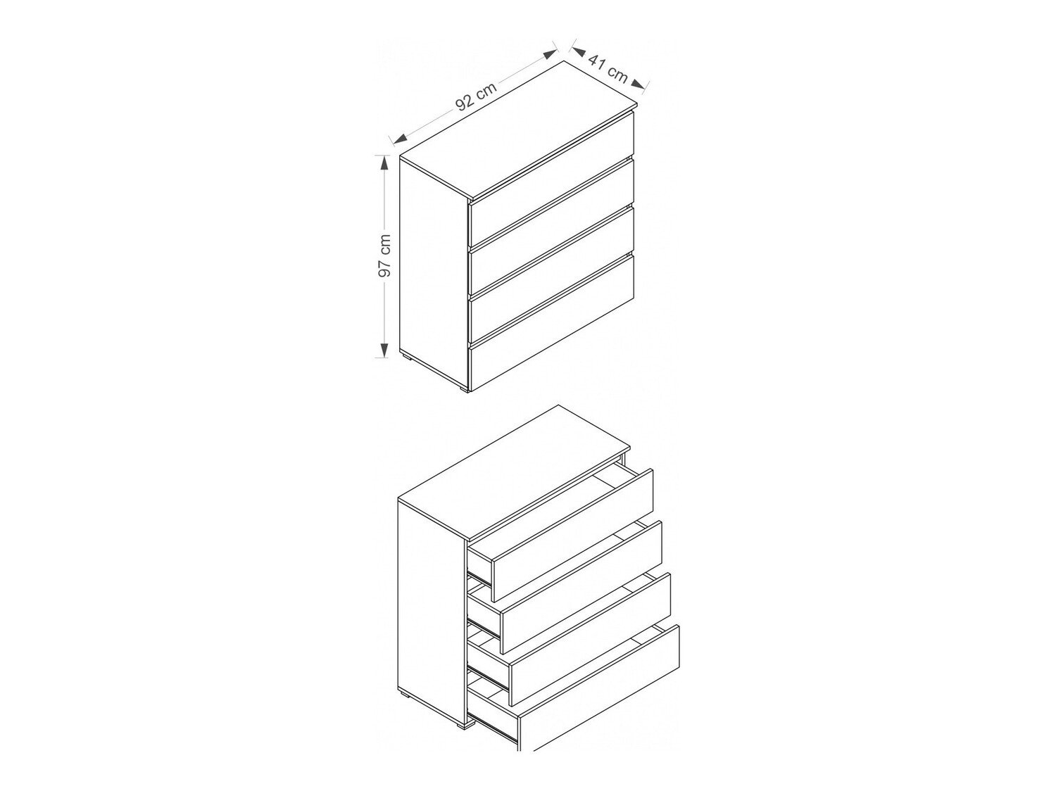 Commode Cirdora 103 (Sonoma chêne)