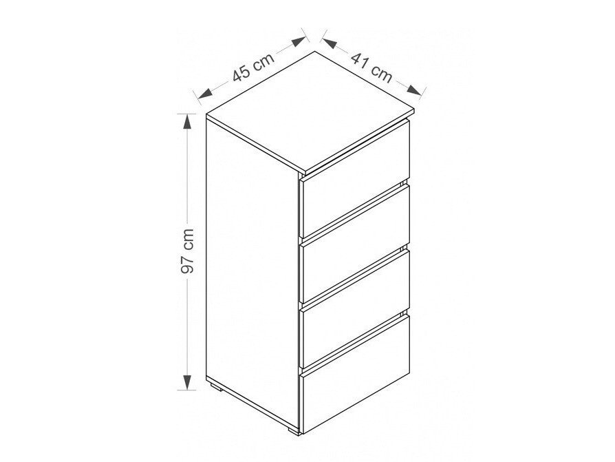 Commode Cirdora 106 (Blanc)