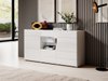 Commode Torsone 108 (Blanc + Blanc brillant)