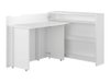 Bureau d'angle Concept Pro Lenart (Blanc)