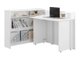 Bureau d'angle Concept Pro Lenart (Blanc)