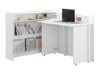 Bureau d'angle Concept Pro Lenart (Blanc)