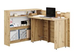 Bureau d'angle Concept Pro Lenart (Chêne Artisan)