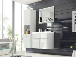 Ensemble de salle de bain Sarasota 122 (Blanc + Blanc brillant)