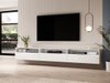 Meuble TV Serodeu 105 (Blanc + Blanc brillant)