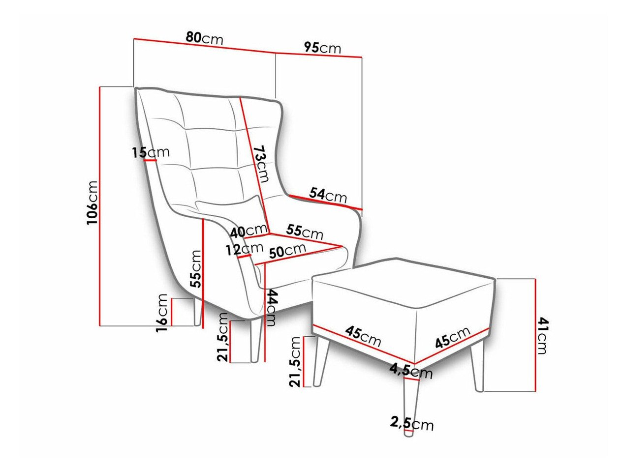 Fauteuil Comfivo Ulmus II (Kronos 02)
