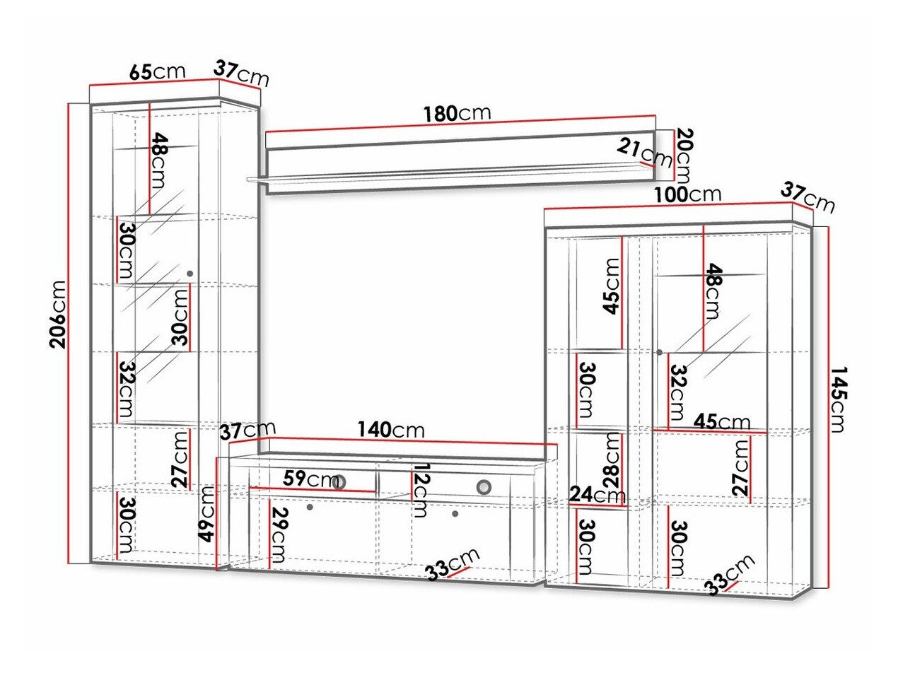 Ensemble de salon Salelbo 100 (Mélèze de Sibu + Truffe chêne)