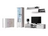 Ensemble de salon Tornola 108 (Blanc + Blanc brillant)