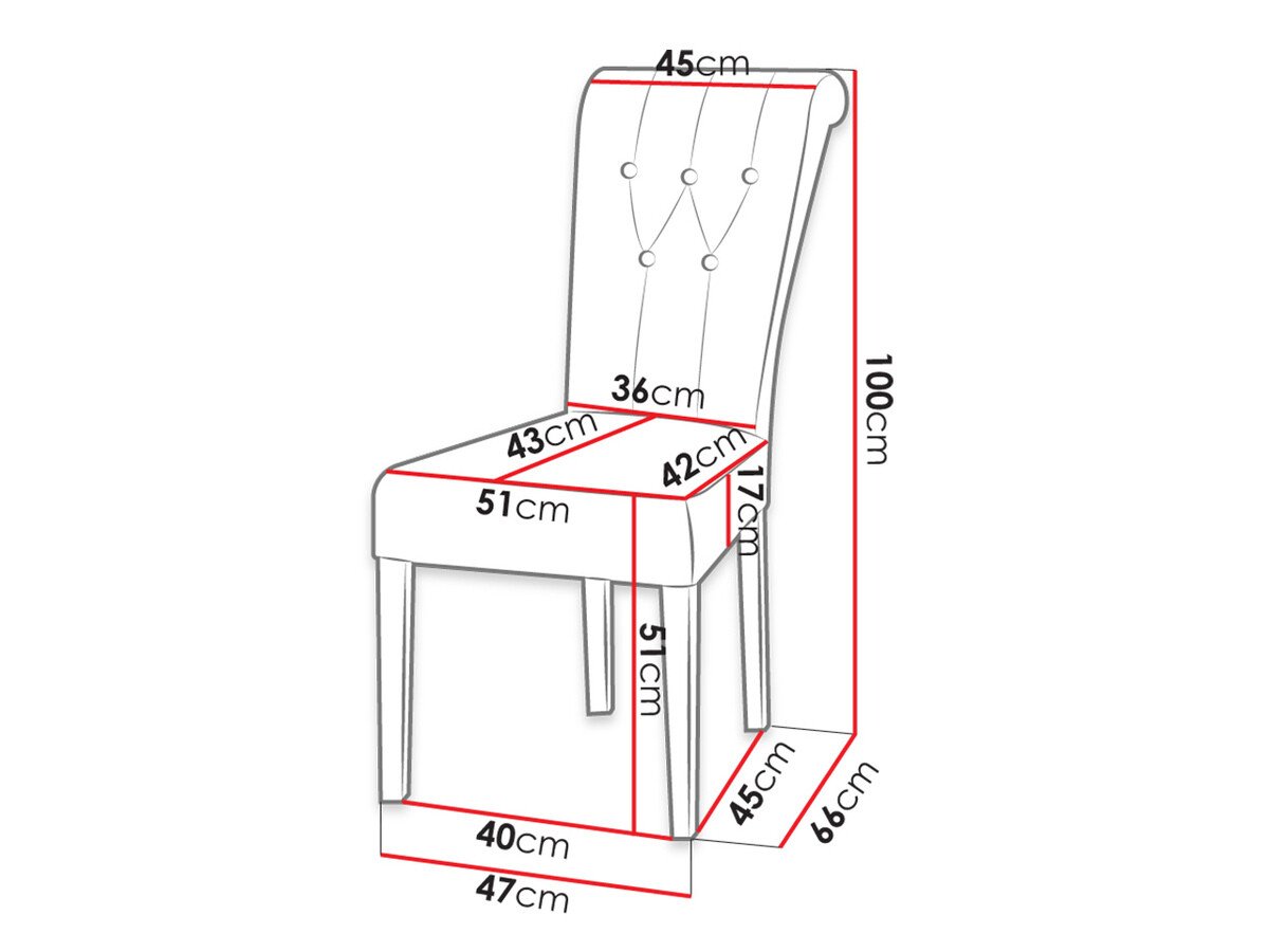 Chaise Racine 107 (Blanc)