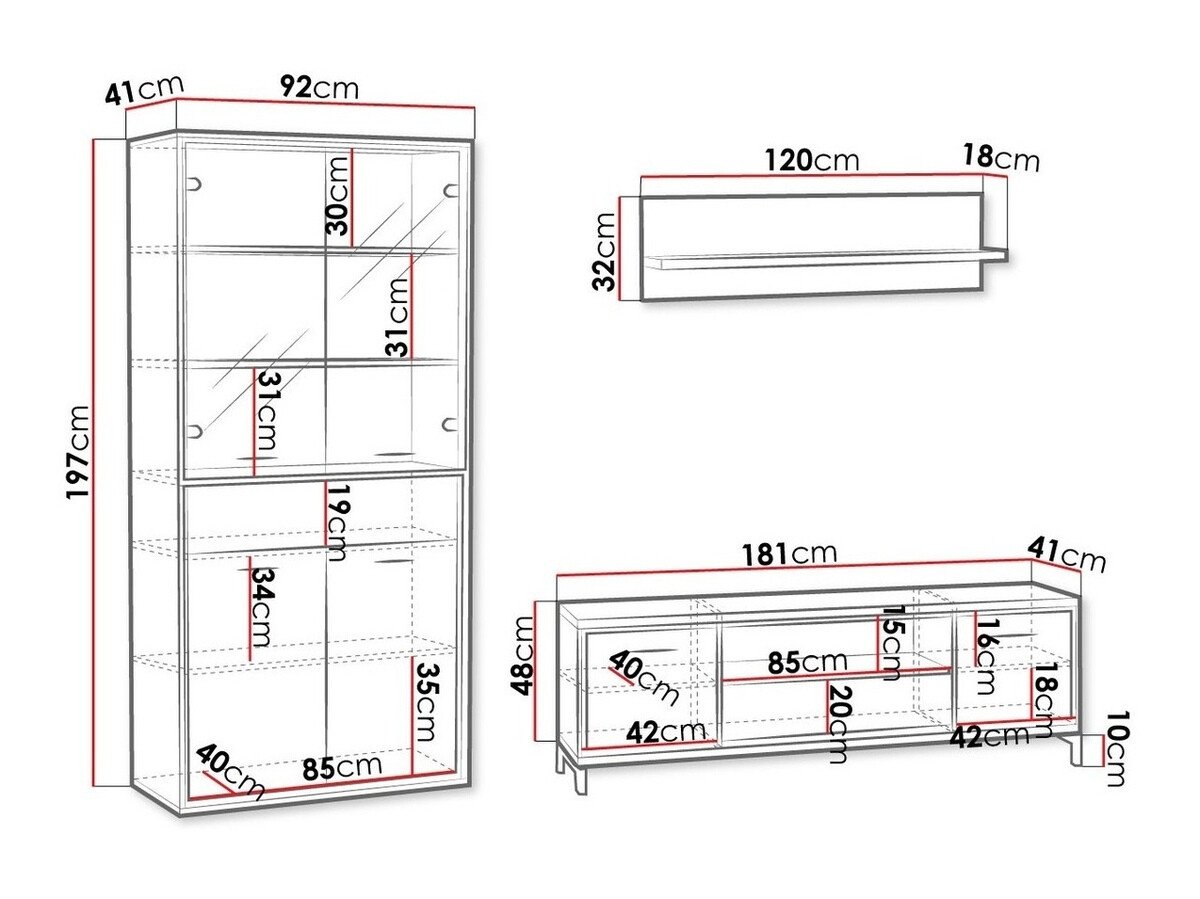Ensemble de salon Etrmoni 119 (Clair bois + Chêne)