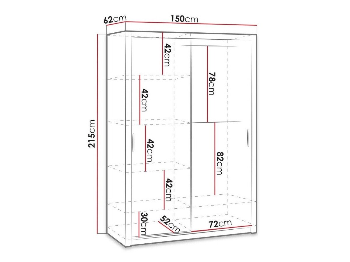 Armoire Catromi 105 (Chêne du Monastery)