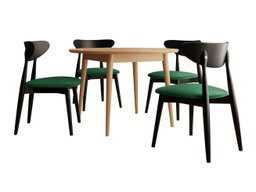 Salle à manger complète Racine 134 (Marron)