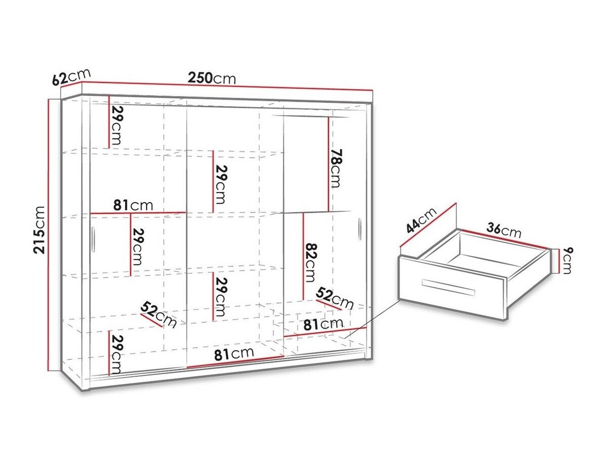 Armoire Catromi 111 (Chêne du Monastery)