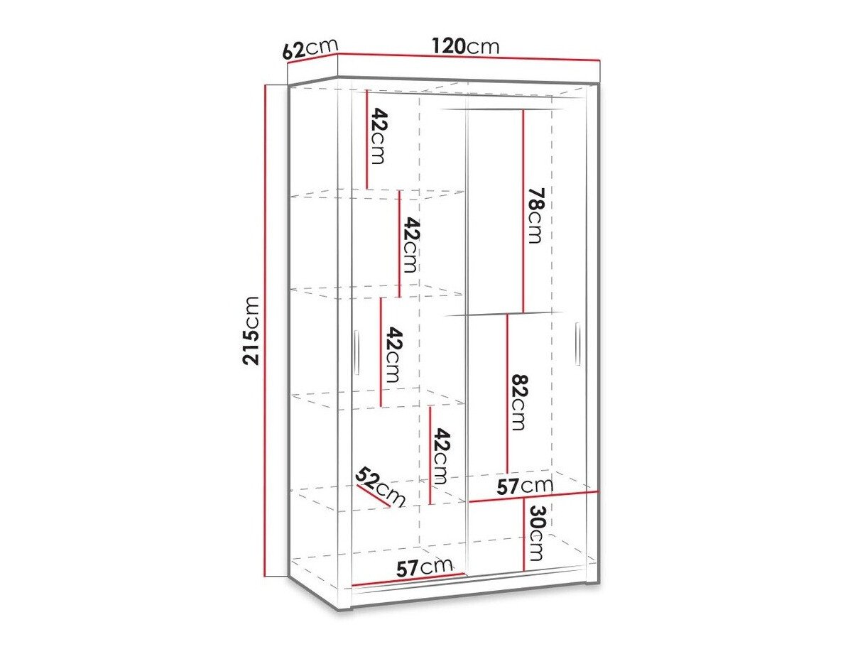 Armoire Catromi 102 (Blanc)