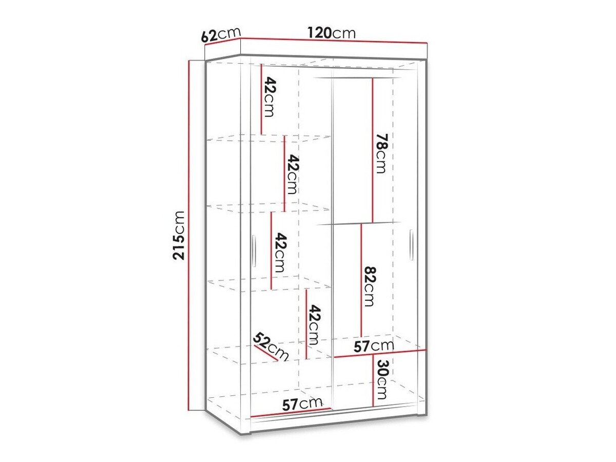 Armoire Catromi 102 (Chêne du Monastery)