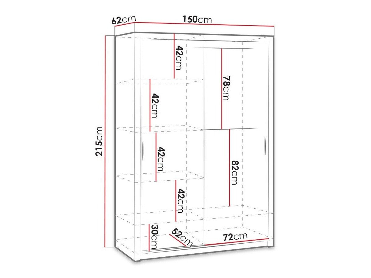 Armoire Catromi 106 (Blanc)