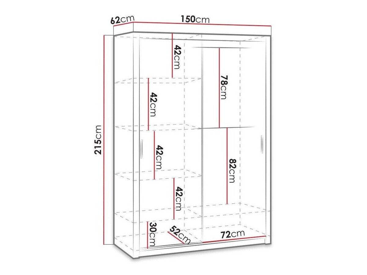 Armoire Catromi 106 (Chêne du Monastery)