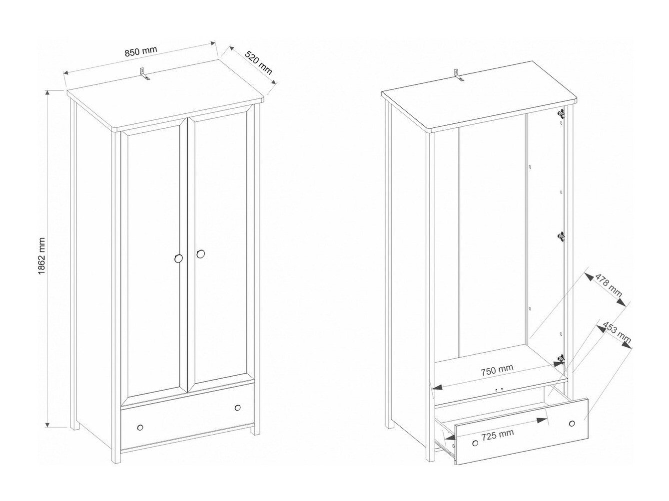 Armoire Romelbo 125