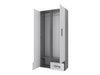 Armoire Aviseve 106 (Anthracite + Blanc)