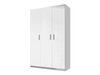 Armoire Campus I (Blanc + Blanc brillant)