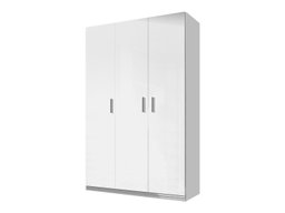 Armoire Salmere 108 (Blanc + Blanc brillant)