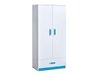 Armoire Sorviru 103 (Blanc + Turquoise)