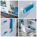 Armoire Sorviru 103 (Blanc + Turquoise)