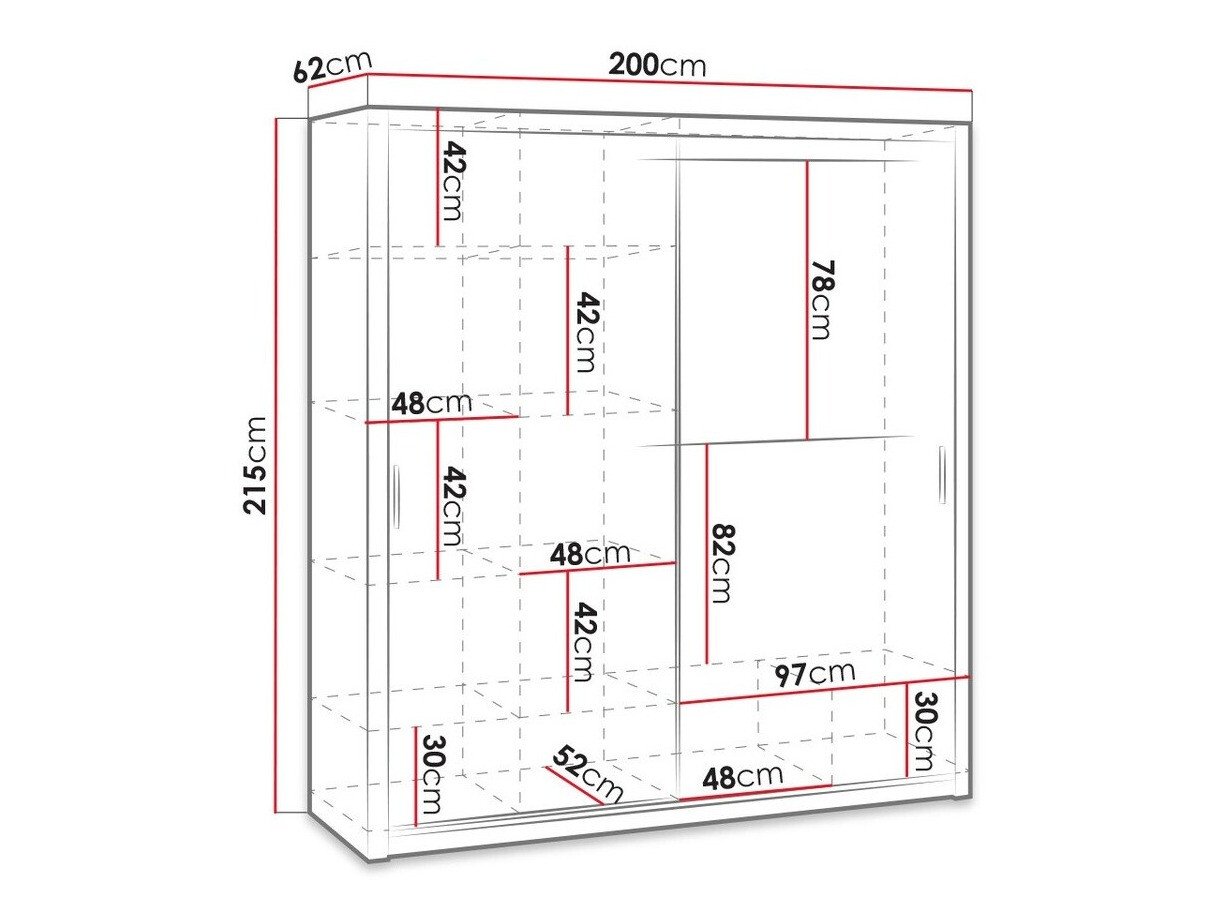 Armoire Catromi 108 (Blanc)