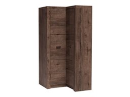 Armoire d'angle Serfeno 110 (Chêne sombre)
