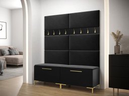 Meuble d'entrée Tivsoa 101 (Noir)