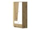 Armoire d'angle Almira 101 (Chêne Artisan + Blanc)