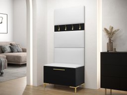 Meuble d'entrée Nomal III (Faux cuir Soft 017)