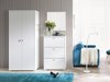 Armoire Fenmora 104 (Blanc)