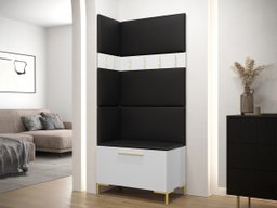 Meuble d'entrée Tivsoa 103 (Blanc)