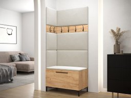 Meuble d'entrée Tivsoa 103 (Craft chêne)