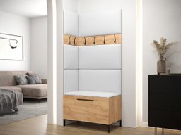 Meuble d'entrée Tivsoa 103 (Craft chêne)